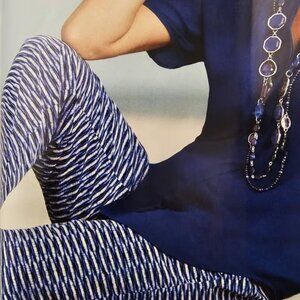 Chicos blurred between the lines elastic waist joggers pants size 0.5